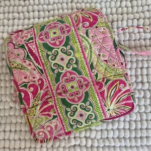 Vera Bradley Pink and Green Patterned Women's Bag